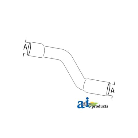 A & I Products Radiator Hose, Lower 12" x2" x2" A-362833R1